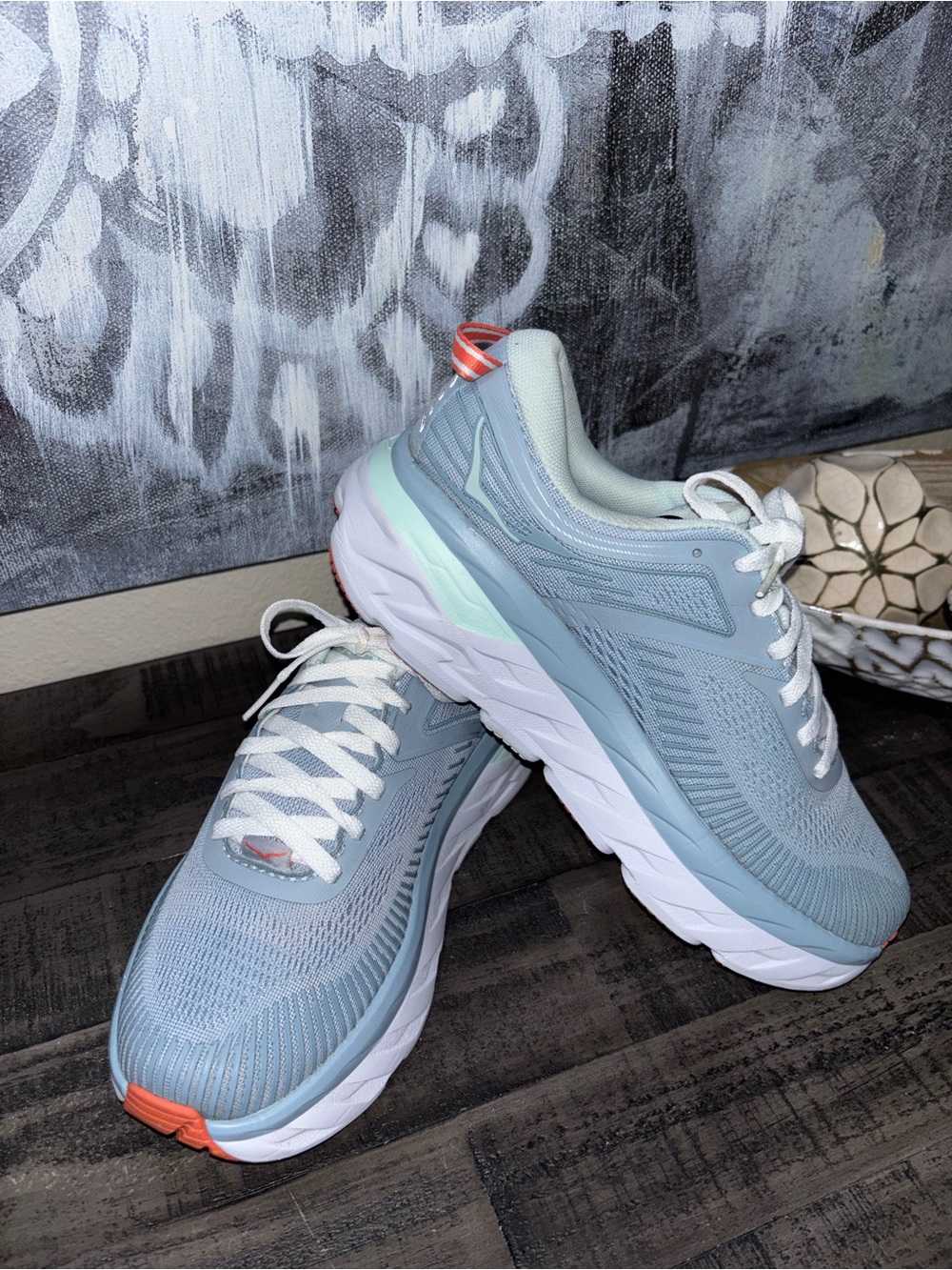 Hoka One One Bondi 7 running shoes WOMENS 7.5 WIDE - Picture 9 of 14